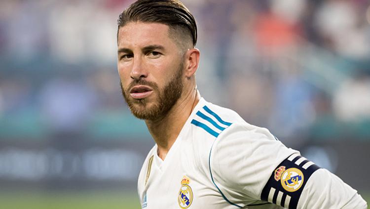Sergio Ramos, bek tengah sekaligus kapten Real Madrid. - INDOSPORT