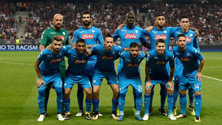 Skuat Napoli 2017/18. Copyright: INDOSPORT