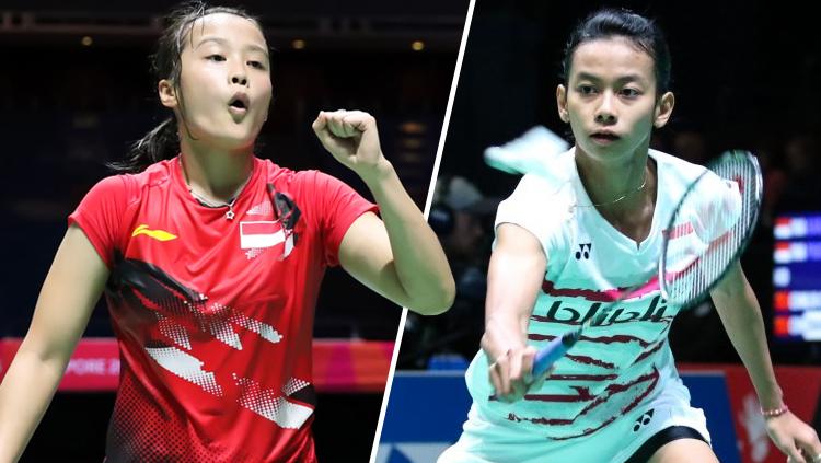 Hanna Ramadini dan Dinar Dyah Ayustine. Copyright: INDOSPORT/PBSI