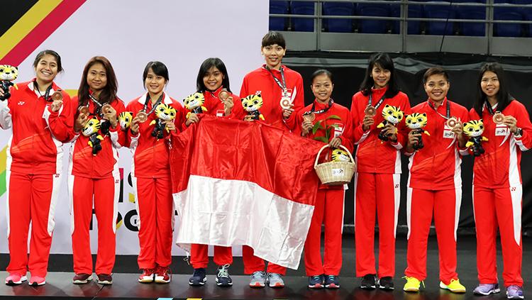 Perjuangan atlet Indonesia di ajang SEA Games 2019 Filipina bisa disaksikan melalui siaran langsung televisi lokal. - INDOSPORT