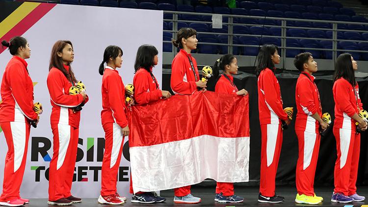 Tim bulutangkis putri Indonesia di SEA Games 2017. - INDOSPORT