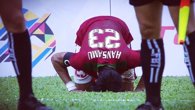 Bek Timnas U-22 Indonesia, Hansamu Yama. Copyright: Instagram/HansamuYama