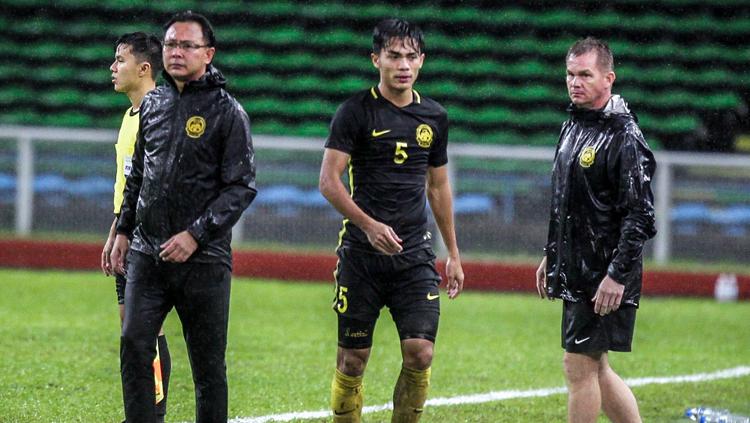 Bek Timnas Malaysia, Adib Zainuddin. Copyright: Istimewa