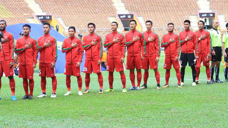 Skuat Timnas U-22. Copyright: twitter@pssi__fai