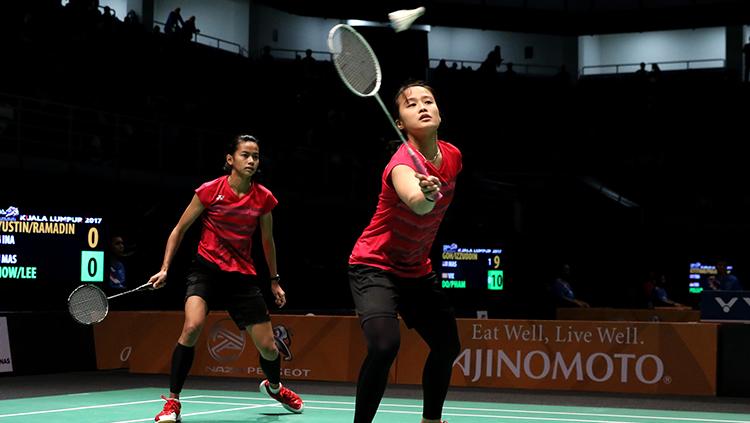 Ganda putri Indonesia, Dinar Dyah Ayustine dan Hanna Ramadini. Copyright: HUMAS PBSI