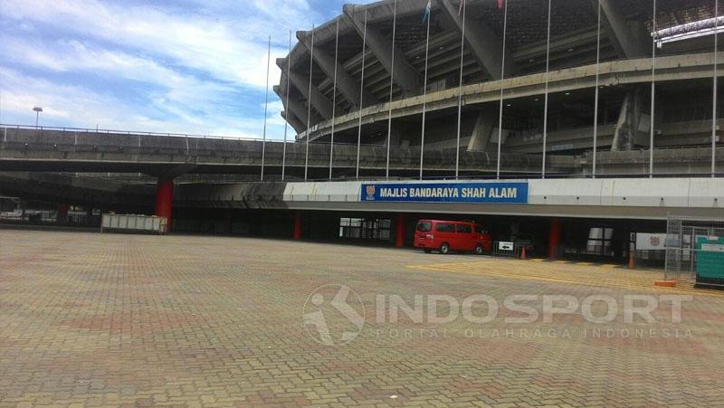 Kondisi Stadion Shah Alam Copyright: Arum Kusuma Dewi/Indosport.com