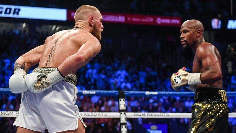 Provokasi yang dilakukan Conor McGregor terhadap Floyd Mayweather.