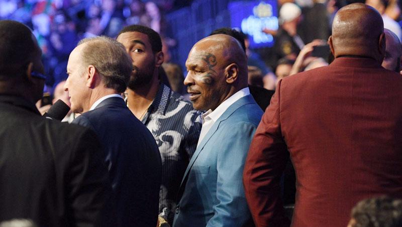 Mike Tyson Copyright: Twitter@TMobileArena