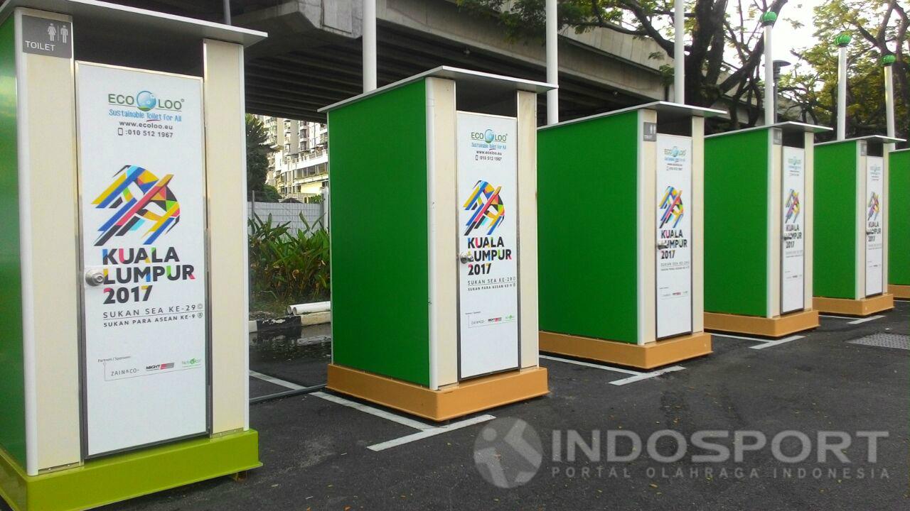 Suasana di sekitar Stadion Bukit Jalil saat ajang SEA Games 2017.