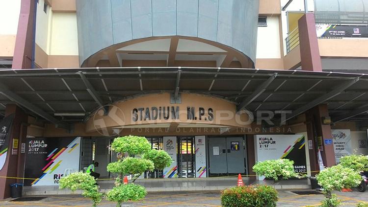 Tampilan depan Stadium Majlis Perbandaran Selayang. Copyright: Arum Kusuma Dewi/INDOSPORT