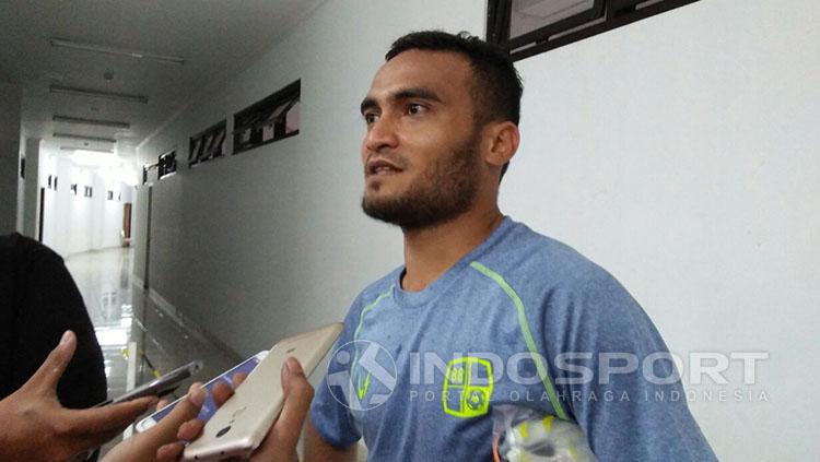 Rizky Pora menyambut baik hasil yang diraih Timnas U-22 di SEA Games 2017. Copyright: Zainal Hasan/Indosport