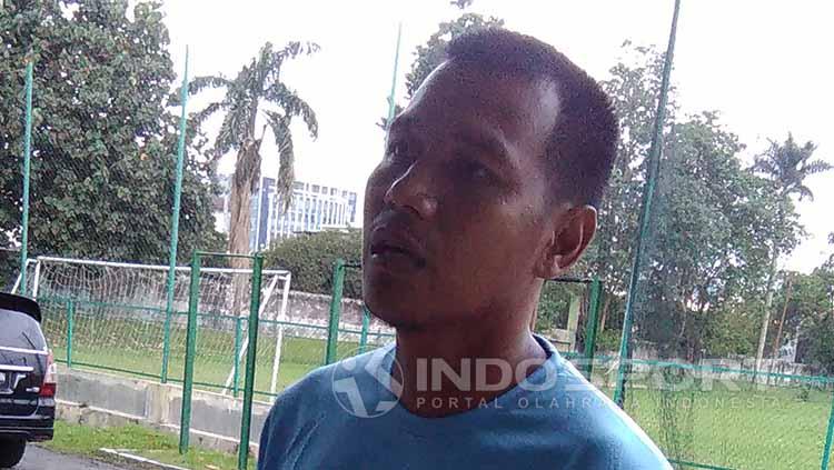 Saktiawan Sinaga kini ikut dalam staf kepelatihan PSMS Medan. Copyright: Kesuma Ramadhan/Indosport