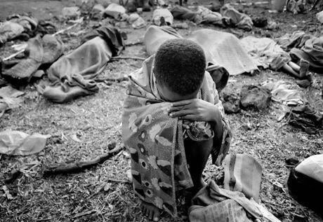seorang bocah Rwanda di tengah konflik Copyright: TOPI HUKUM