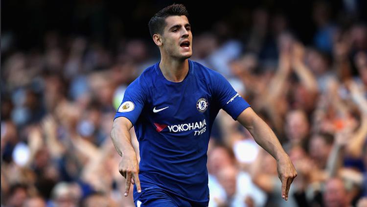 Alvaro Morata, striker Chelsea. Copyright: INDOSPORT