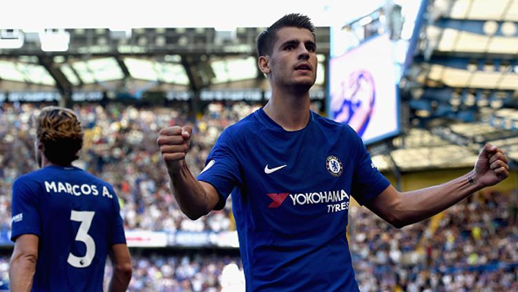 Alvaro Morata, striker Chelsea. Copyright: INDOSPORT