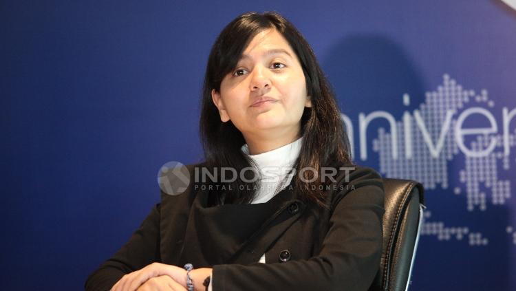 Sekretaris Jenderal PSS, Ratu Tisha. Copyright: Herry Ibrahim/INDOSPORT