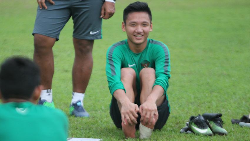 Gelandang andalan Timnas Indonesia U-19, Syahrian Abimanyu.