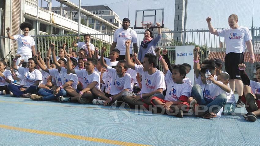 Acara NBA Junior Indonesia Copyright: Petrus Manus DaYerimon/Indosport.com