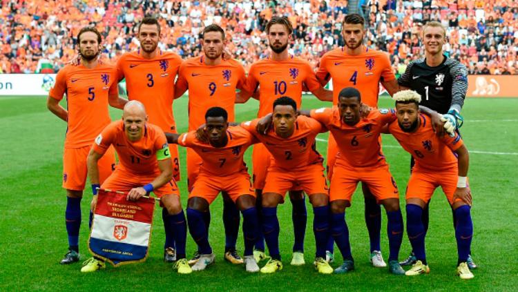 Skuat Timnas Belanda. Copyright: INDOSPORT