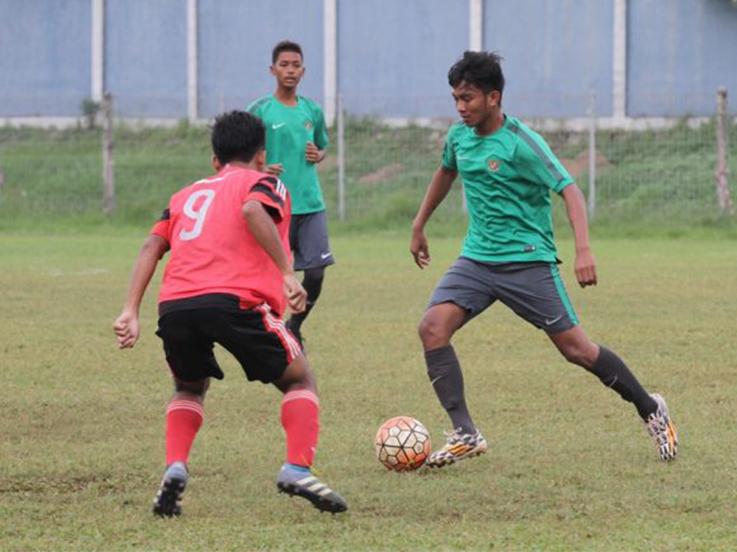 Rafli Mursalim, pencetak gol ke-8 Timnas saat mengalahkan Filipina. Copyright: ligasantri.com