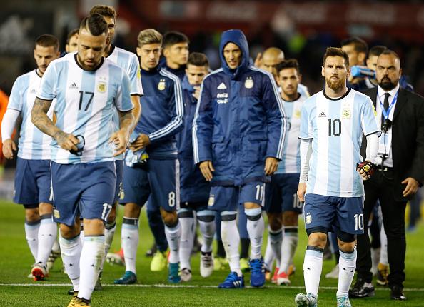 Timnas Argentina terancam tidak dapat tampil di Piala Dunia 2018. Copyright: INDOSPORT