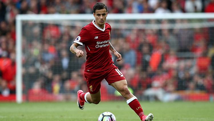 Philippe Coutinho, pemain megabintang Liverpool. Copyright: INDOSPORT