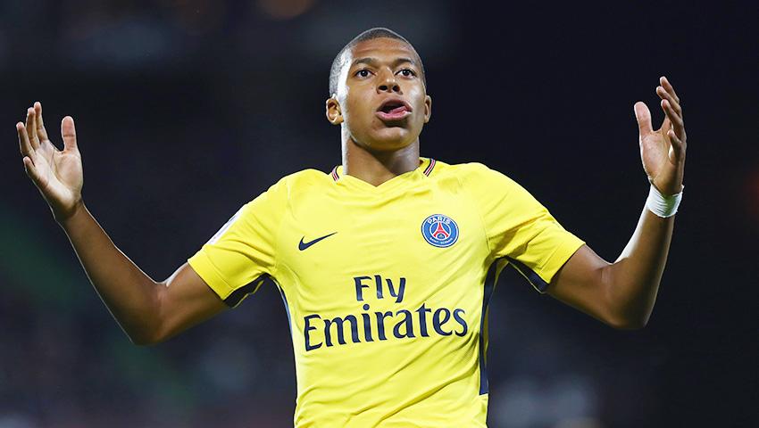 Kylian%20Mbappe%20cetak%20gol%20perdana%20bersama%20PSG.