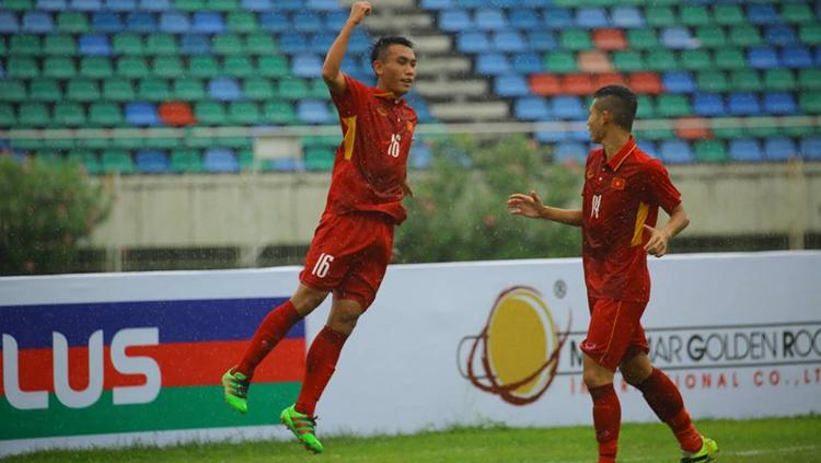 Vietnam U-18 sukses benamkan Brunei Darussalam 8-1. Copyright: Facebook/@MFFMYANMAR