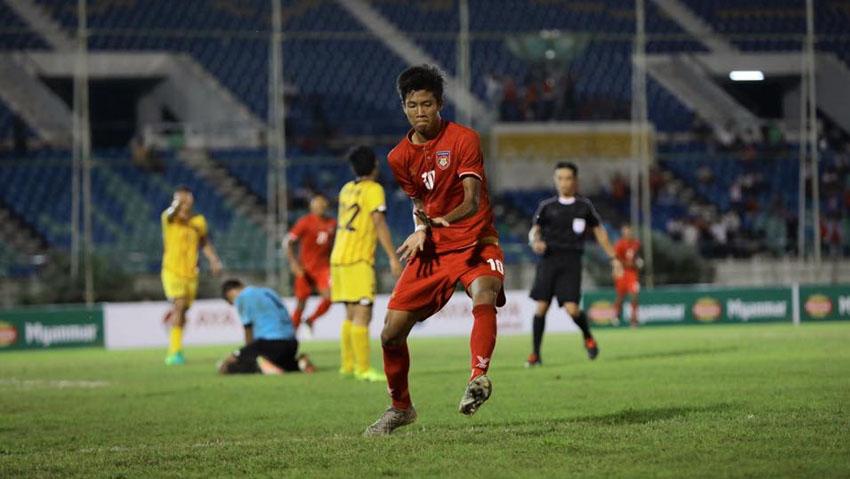 Myanmar vs Brunei Copyright: Myanmar Football Federation