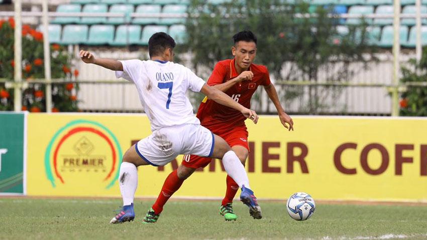 Vietnam vs Filipina Copyright: Myanmar Football Federation
