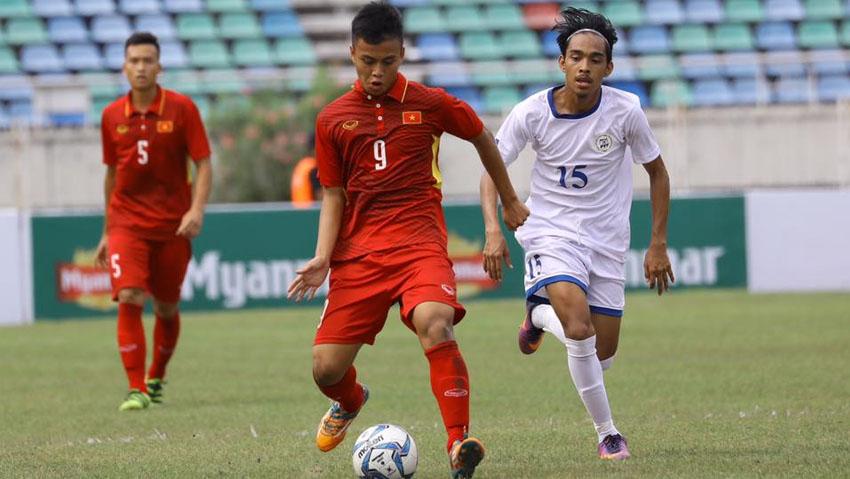 Vietnam vs Filipina Copyright: Myanmar Football Federation