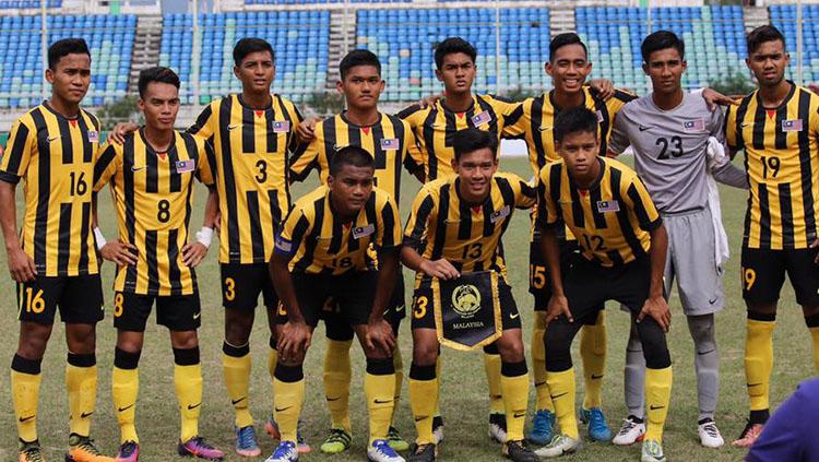 Skuat Timnas Malaysia U-19. Copyright: @MFFMYANMAR