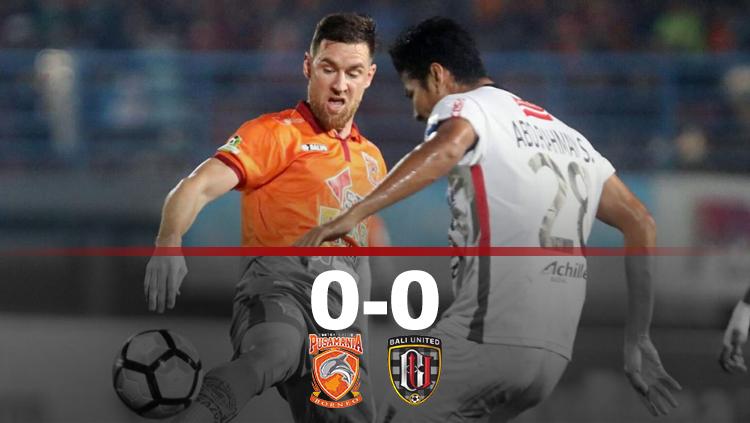 Hasil pertandingan Borneo FC vs Bali United. Copyright: INDOSPORT