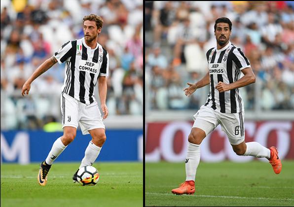 Claudio Marchisio dan Sami Khedira, dua pemain bintang Juventus. Copyright: INDOSPORT