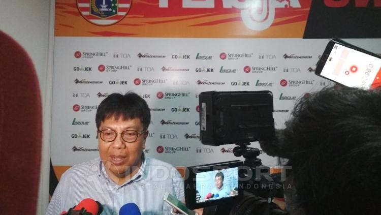 Direktur Utama Persija Jakarta, Gede Widiade. Copyright: Muhammad Adiyaksa/INDOSPORT