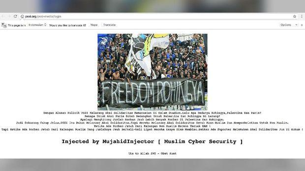 Situs PSSI Diretas. Copyright: CNN Indonesia