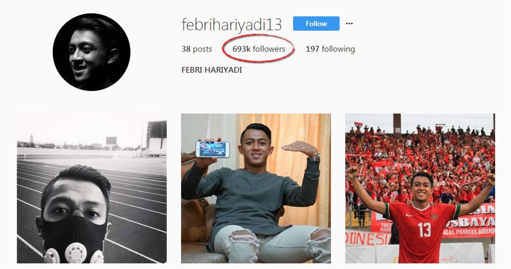 Febri Haryadi Copyright: Instagram/Indosport