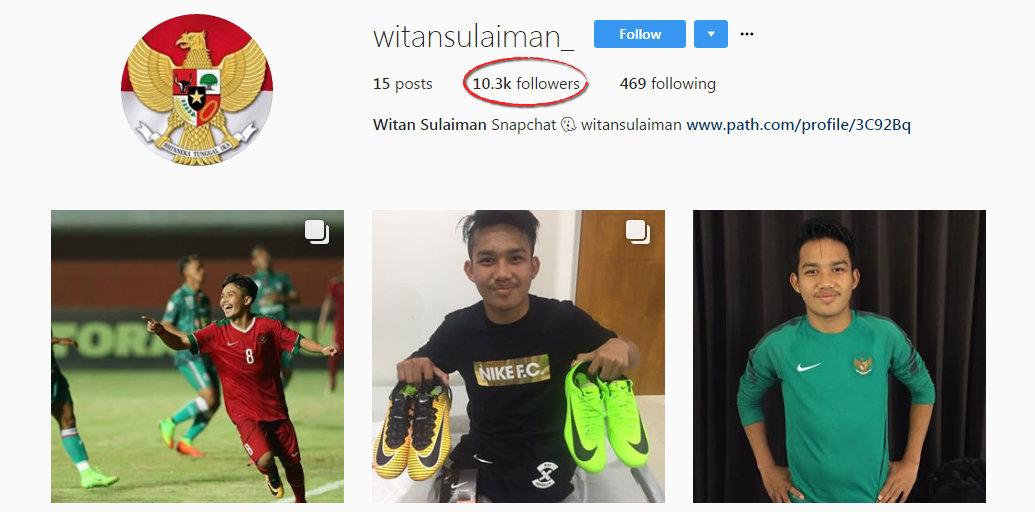 Instagram Witan Copyright: Instagram/Indosport