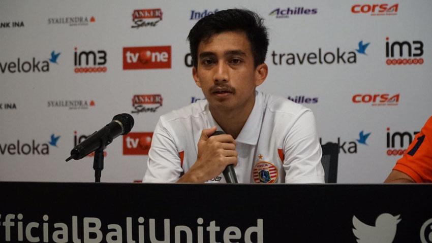 Pemain Persija Jakarta, Fitra Ridwan. Copyright: Media Persija