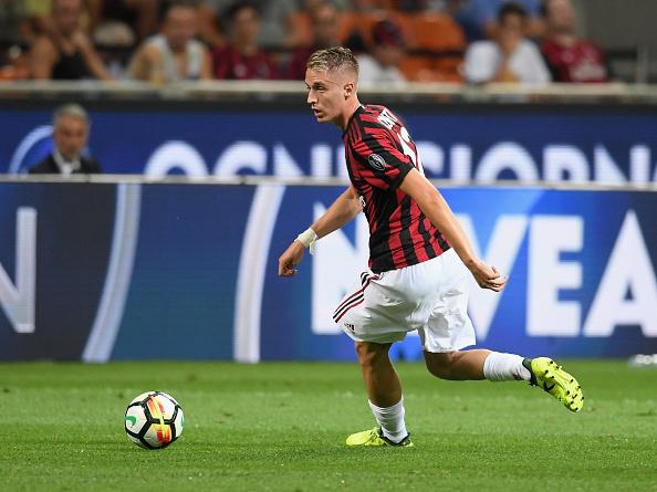 Andrea Conti, bek kanan AC Milan. Copyright: INDOSPORT