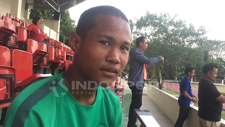 Stiker Timnas Indonesia U-16, Bagus Kahfi. Copyright: Muhammad Adiyaksa/INDOSPORT