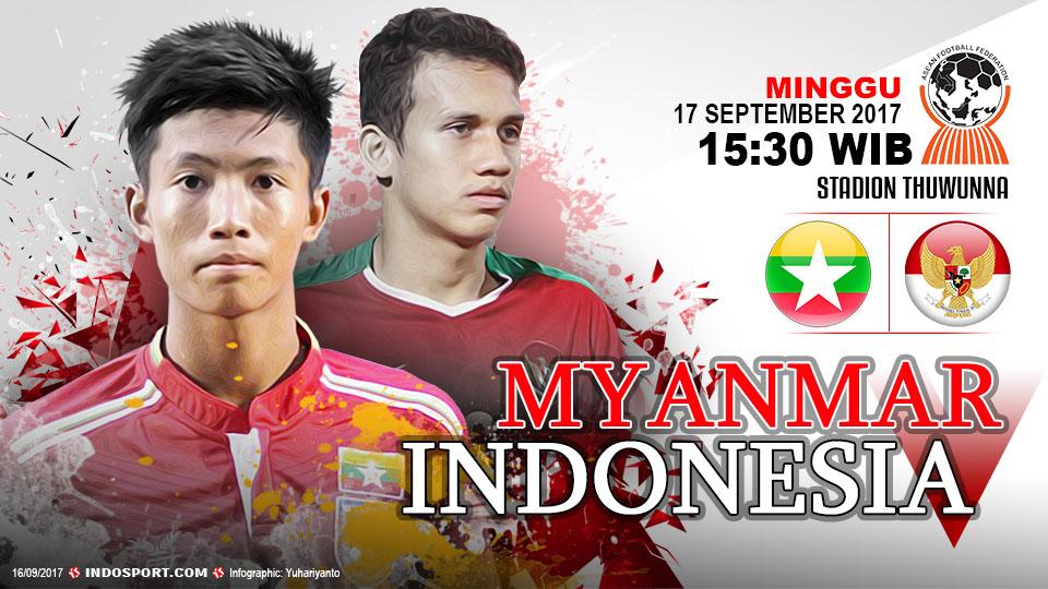 Prediksi Myanmar vs Indonesia Copyright: Grafis:Yanto/Indosport.com