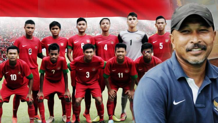 Fachry Husaini dan skuat Timnas U-16. - INDOSPORT