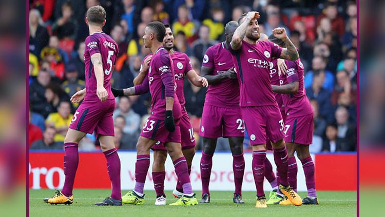 Watford vs Man City. Copyright: INDOSPORT