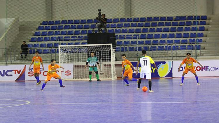 Laga perebutan tempat ketiga FFI Futsal Championship (FFC) 2017 antara Jawa Tengah vs Sulawesi Tenggara. - INDOSPORT