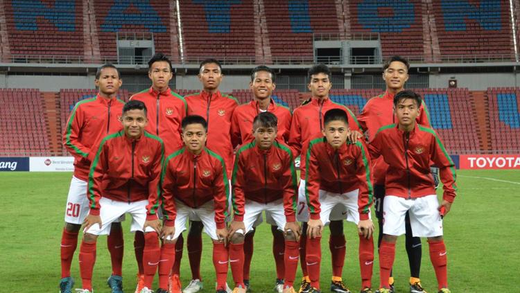 Skuat Timnas Indonesia U-16. Copyright: Twitter@pssi__fai