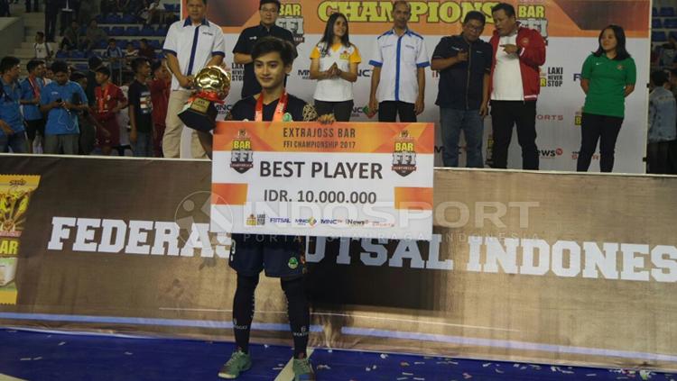 Salah satu pemain terbaik Futsal Jawa Barat. Copyright: Zainal Hasan/INDOSPORT