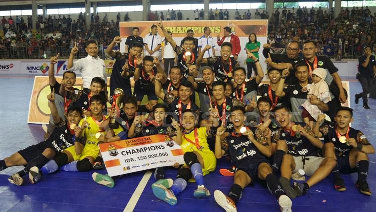 Futsal Jawa Barat berhasil menjadi juara di FFI Championship 2017. Copyright: Zainal Hasan/INDOSPORT