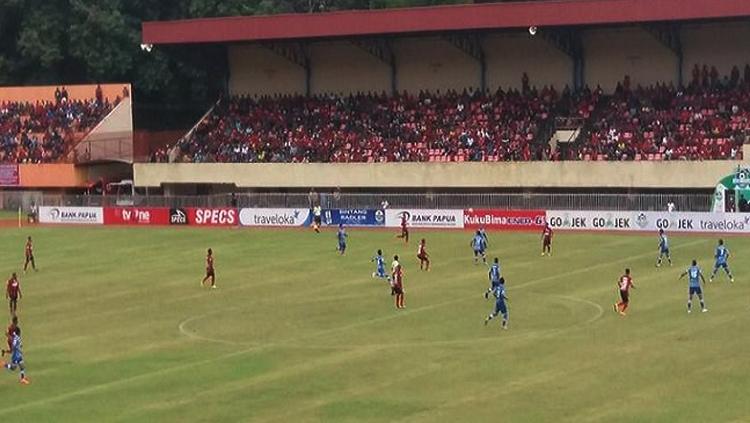 Persipura Jayapura vs Persiba Balikpapan. Copyright: nabire.net