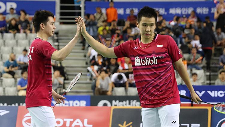 Kevin Sanjaya/Marcus Fernaldi. Copyright: PBSI